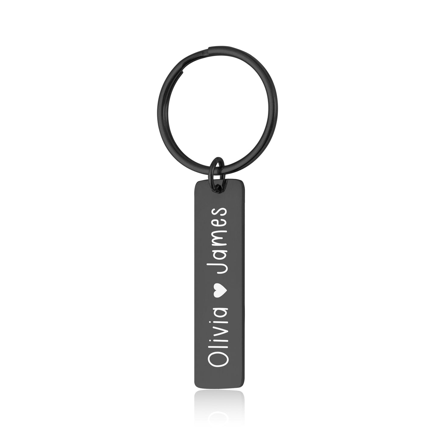 Personalized Keychain with Custom Text, Anniversary or Birthday Gift For Women or Men, Boyfriend or Girlfriend Gift, Engraved Words, C.2