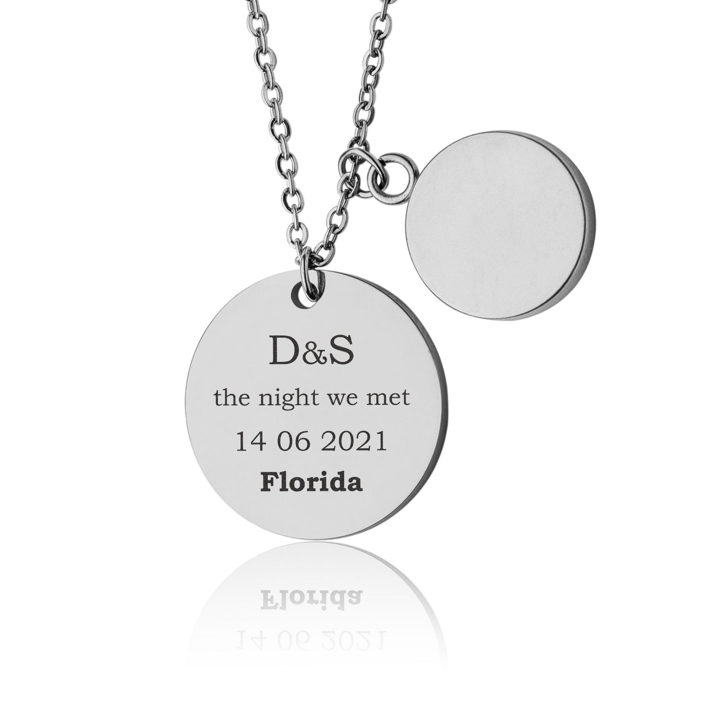 Star Map And Moon Phase Necklace, Custom Birth Moon Phase Jewelry, Star Map By Date, Personalized Birthday Gift Idea For Women, KP.7