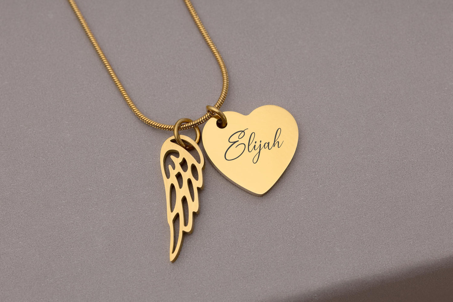 Keepsake Necklace With Angel Wing, Remembrance Gift, Memorial Gift, Grief Gift For A Girl, Sympathy Gift, Loss Of Mother, Loved One, C.2