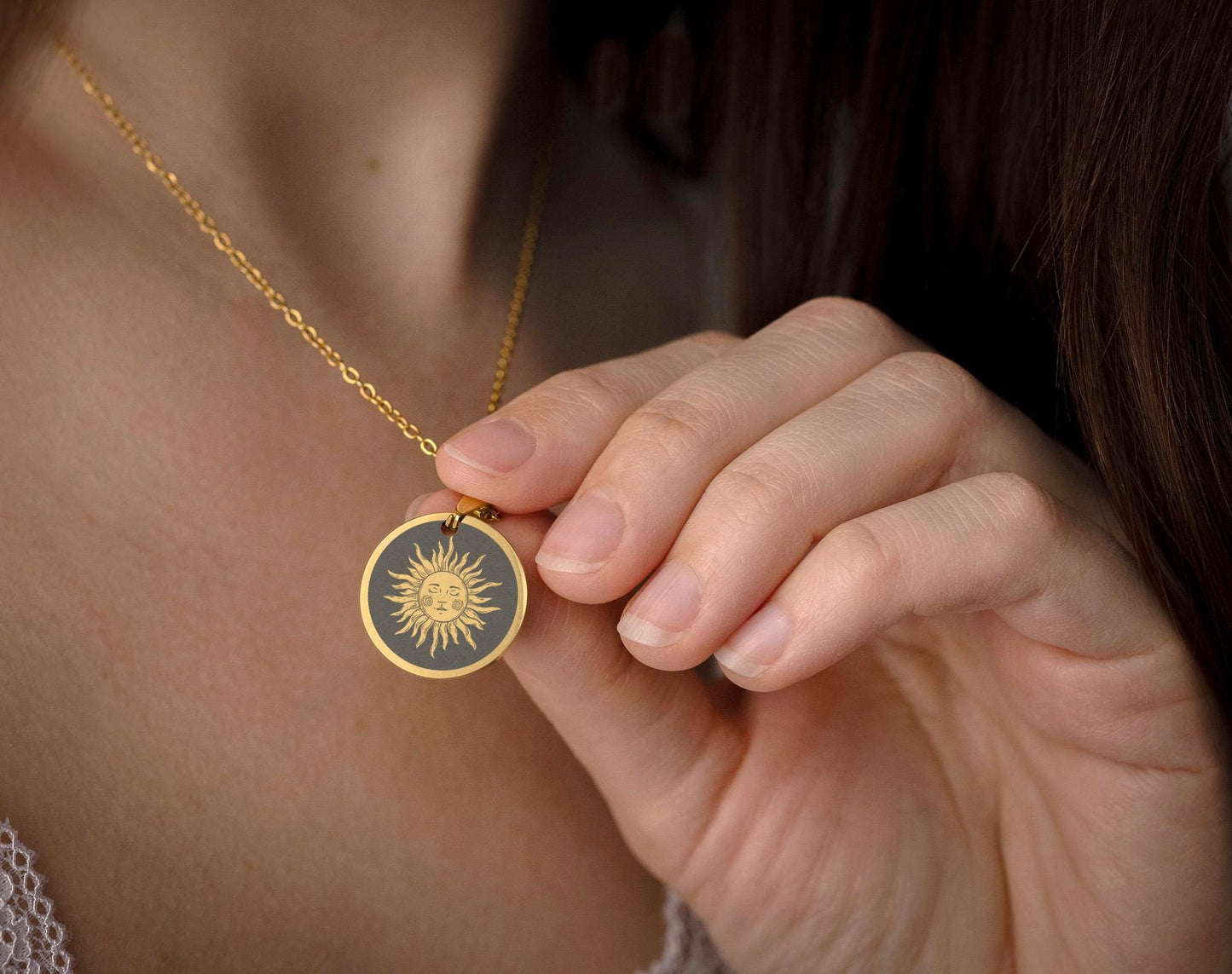You Are Pretty Sunshine, Boho Sun Necklace, Gift for Daughter from Mom or Dad, Ready to Gift Inspiring Motivating Birthday Jewelry for Girl