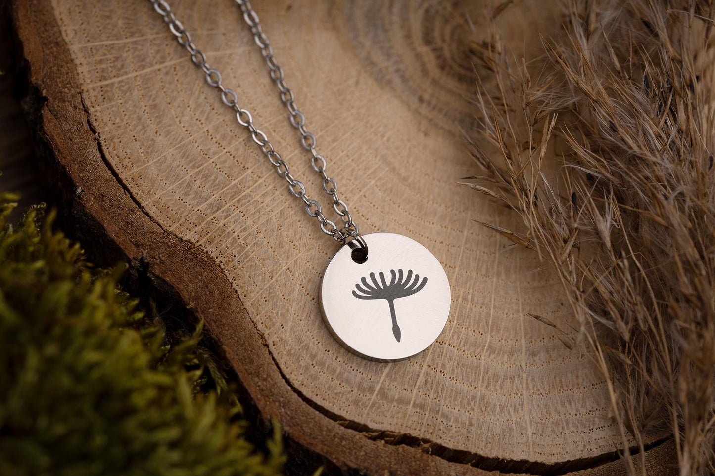 Mother Daughters Dandelion Necklace Set on Gift Card - The Love Between Mother and her Daughters is Forever, Twins Birthday Gift, C.102