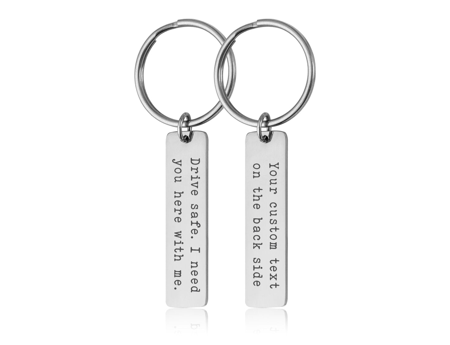 Drive Safe Keyring for Boyfriend or Husband, Gifts for Passing Driving Test, Birthday Gift for Him or Her, Keychain for New Driver, C.2