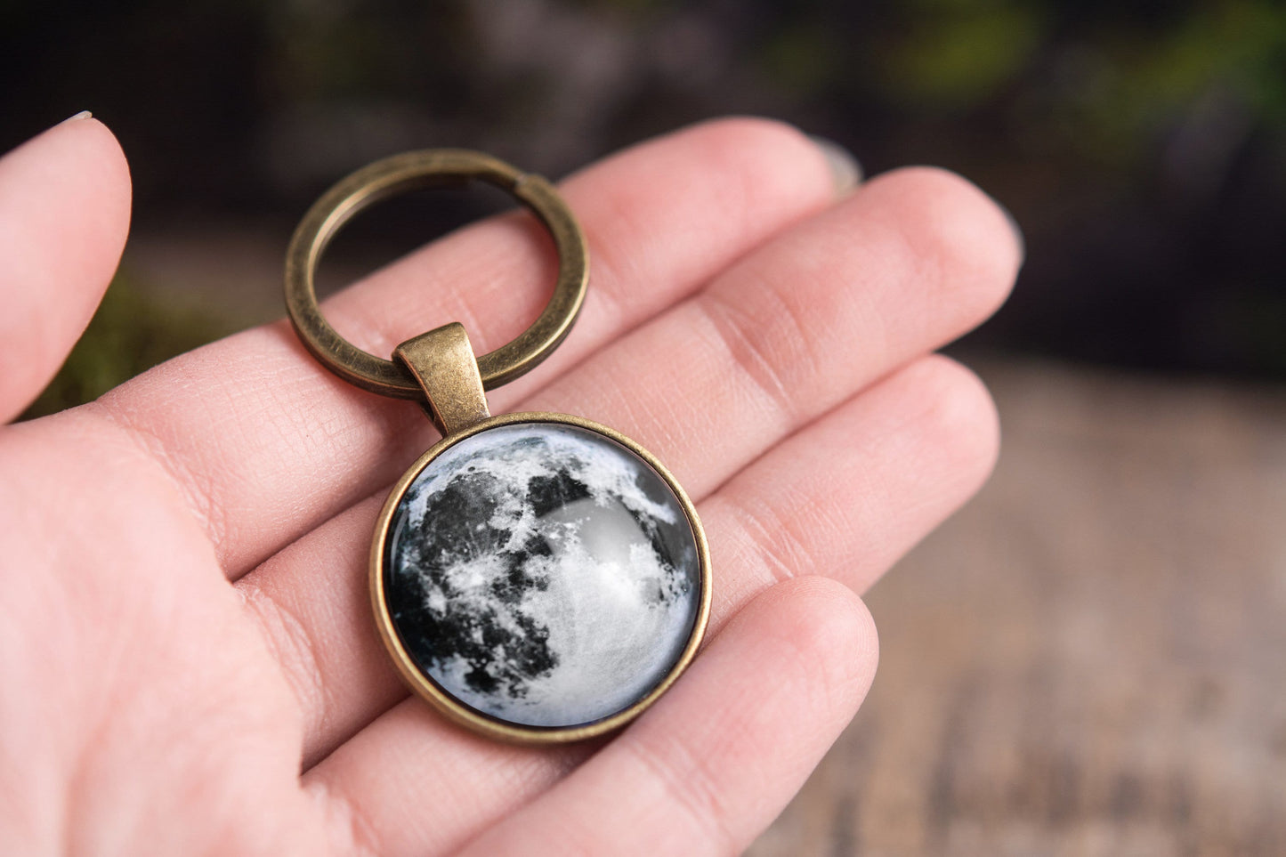 Custom Moon Phase Keychain, Personalized Gift for Men, Gift for Him, Custom Birth Moon, Personalized Key Chain, Custom Keychain, RP.1