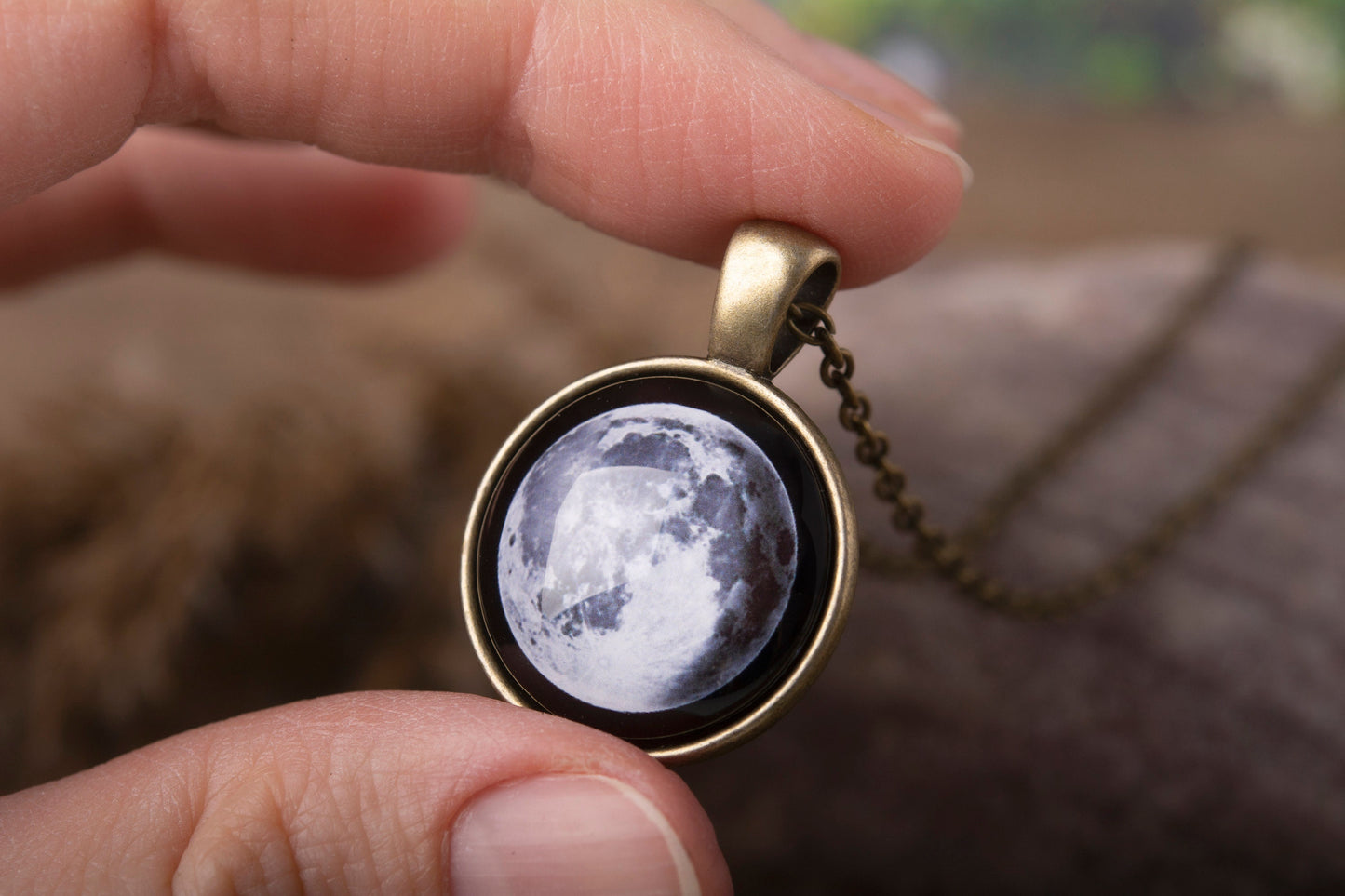 Custom Birth Moon Phase Necklace, Personalized Jewelry Gift for Women, Anniversary Gift for Her, Lunar Necklace, Night Sky Jewelry, KP.7
