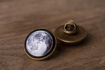 Custom Moon Phase Lapel Pin, Birthday Gift For Men, Boyfriend Gift, Custom Birth Moon, Personalized Jewelry Gift For Him, Lunar Pin, SA.1