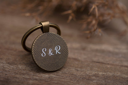 Personalized Long Distance Relationship Gift Keychain, Boyfriend Girlfriend Birthday Gift, Gift For Women, Friendship Best Friend Gift, C.1