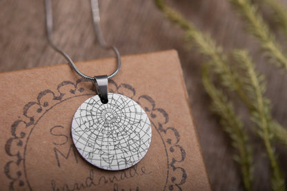 Personalized Star Map by Date Necklace with Gift for Wife, Custom Engraved Jewelry for Her, Anniversary or Birthday Gift for Women, RP.2