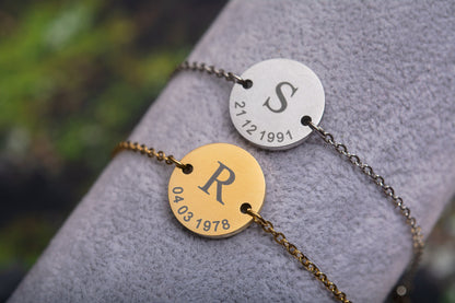 Custom Star Map Bracelet, Personalized Engraved Star Map By Date, Personalized Jewelry Gift For Women, Birthday Anniversary Gift, AP.1