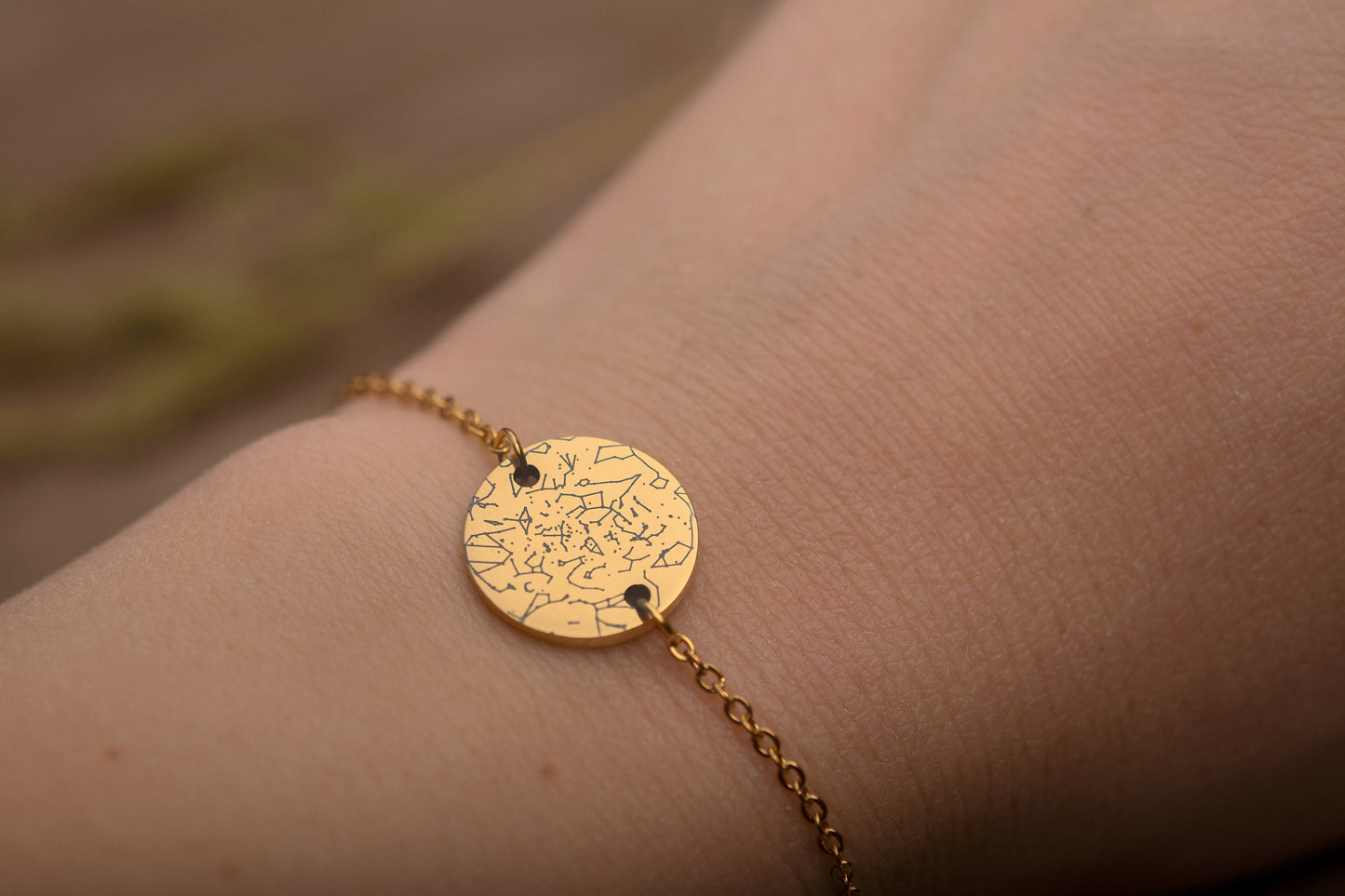 Custom Star Map Bracelet, Personalized Engraved Star Map By Date, Personalized Jewelry Gift For Women, Birthday Anniversary Gift, AP.1
