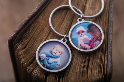 Personalized Your Baby Scan Keychain, Pregnancy Ultrasound Keyring, Sonogram Picture Photo Expecting Father New Dad Daddy To Be Gift, C.1