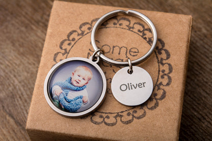 Personalized Ultrasound Keychain, Baby Scan Sonogram Picture Photo Keyring, First Time Mom Mum Mommy Mummy To Be Expecting Gift, C.1