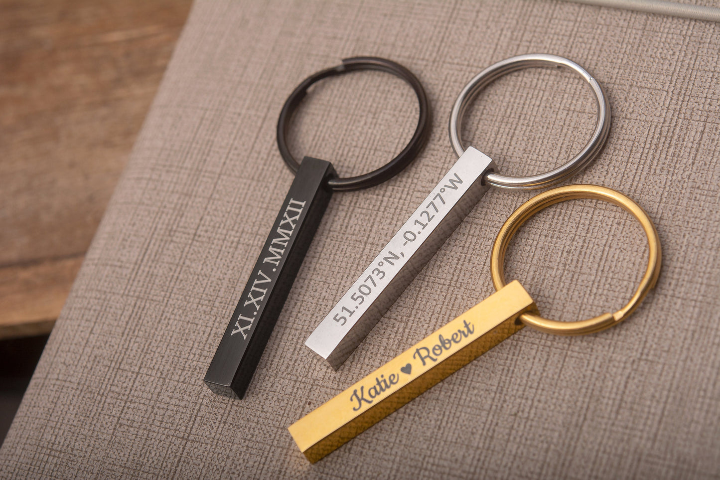 Actual Fingerprint Keychain With Handwriting, Loss Of Father, Engraved Custom Keyring, Memorial Grief Gift, Personalized Keepsake Gift, C.2