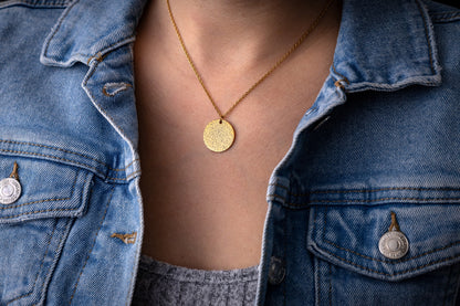 Engraved Custom Star Map Necklace, Personalized Gift for Him, Birthday Gift, Anniversary Gift for Men, Gift For Boyfriend, Husband, KP.4