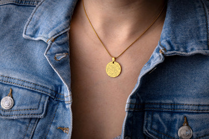 Custom Star Map by Date Necklace, Personalized Engraved Star Map Pendant, Birthday Gift for Women, Gift for Wife, Gold Anniversary Gift RP.2