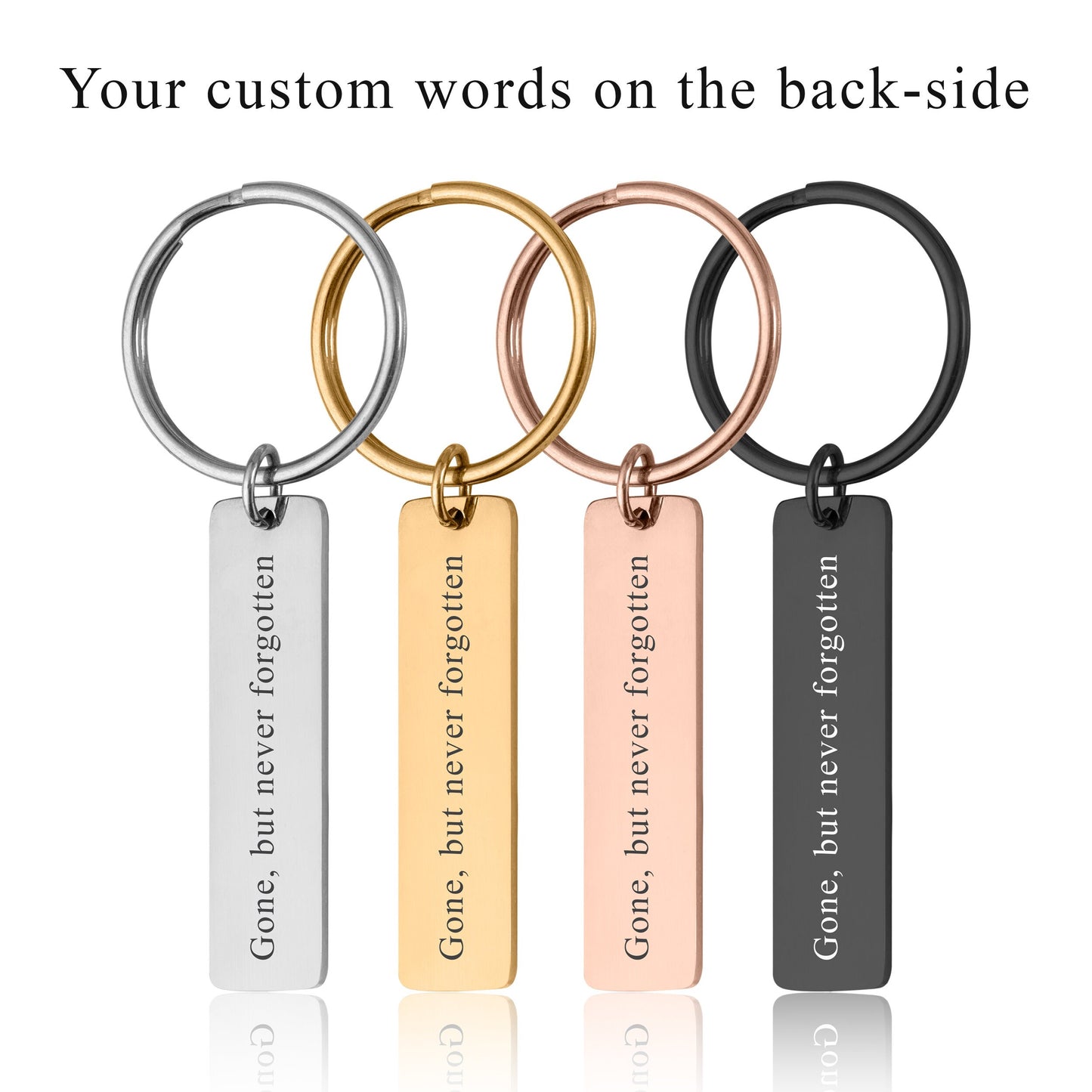 Actual Handwriting And Fingerprint Memorial Keychain, Laser Engraved Custom Keyring, Personalized Grief Gift With Signature Inscription, C.2