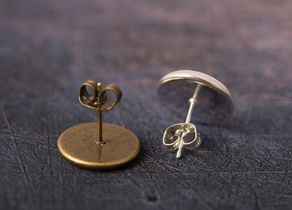 Custom Moon Phase Earrings, Birthday Gift for Women, Girlfriend Gift, Custom Birth Moon, Personalized Jewelry Gift, Moon Studs, AU.1