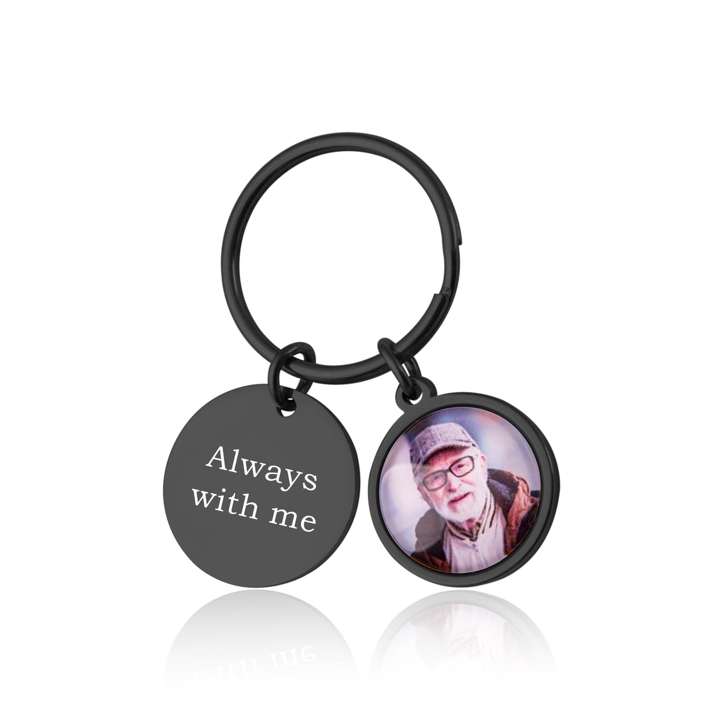 Loss Of Father Keepsake Gift, Keychain With Photo, Custom Memorial Keyring, Personalized Remembrance Gifts, Grief Gift, Loss Of Dad, C.1