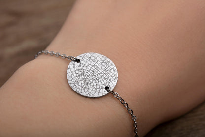 Custom Star Map Bracelet by Date, Star Map Jewelry, Birthday Gift for Her, Anniversary Gift for Women, Personalized Wedding Gift, AP.1