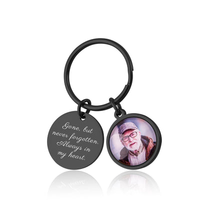 Loss Of Father Keepsake Gift, Keychain With Photo, Custom Memorial Keyring, Personalized Remembrance Gifts, Grief Gift, Loss Of Dad, C.1