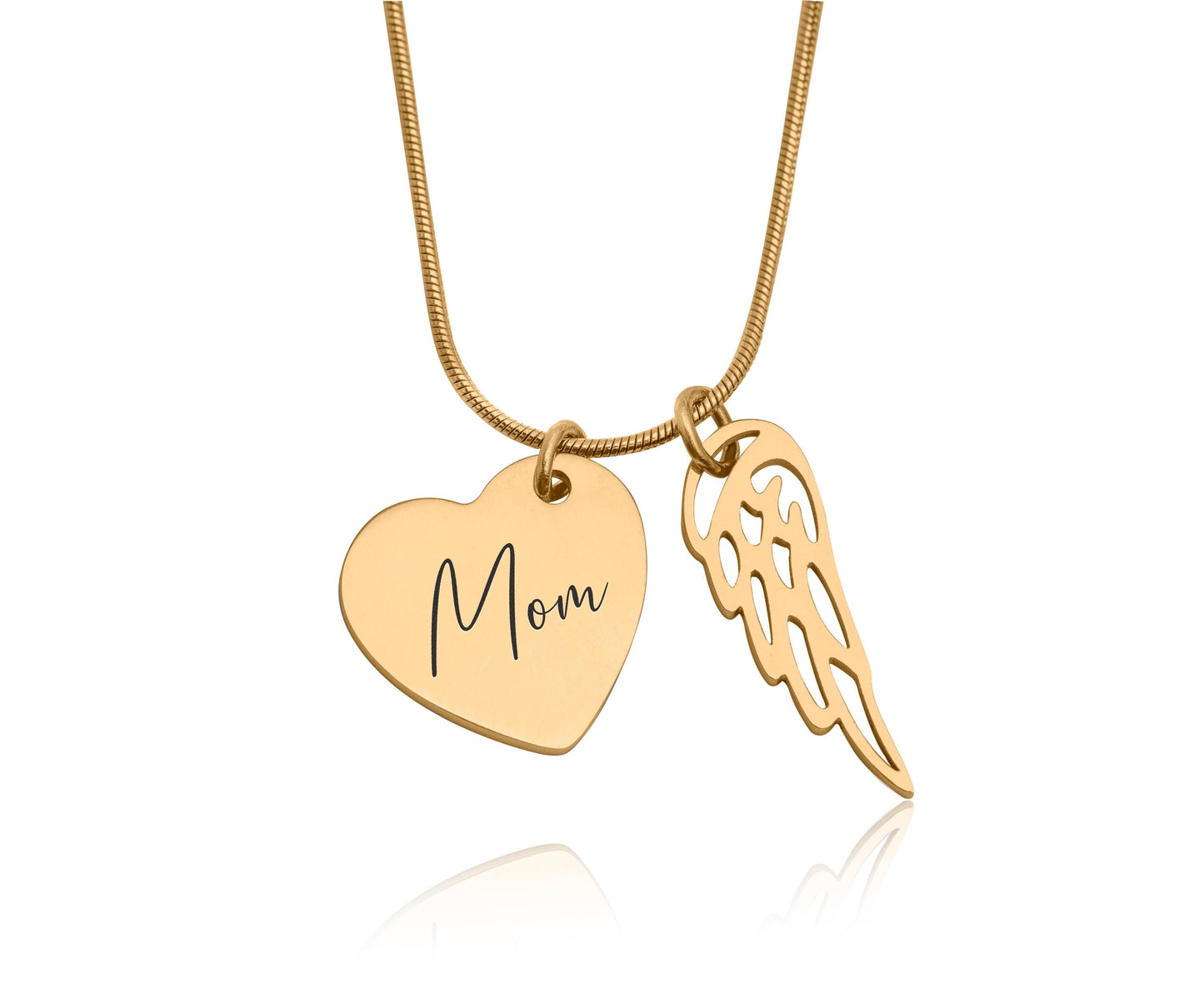 Keepsake Necklace With Angel Wing, Remembrance Gift, Memorial Gift, Grief Gift For A Girl, Sympathy Gift, Loss Of Mother, Loved One, C.2