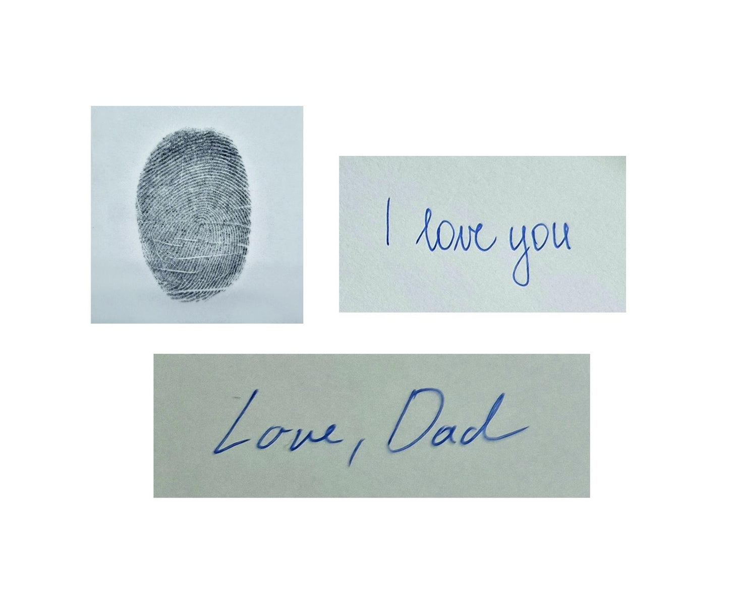 Actual Fingerprint Necklace For Him, Custom Memorial Pendant For Men, Personalized Grief Gift With Handwriting, Loss Of Father Keepsake, C.2