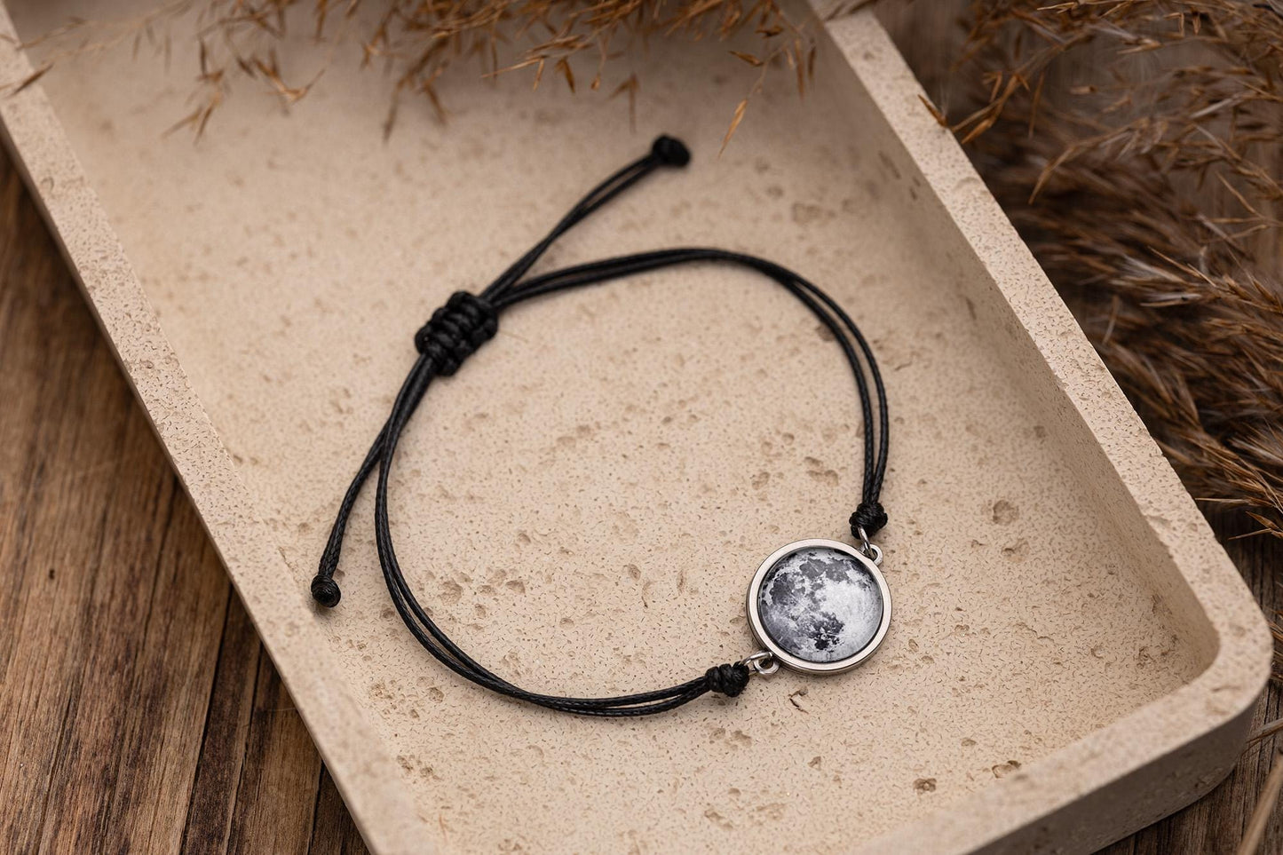 Custom Moon Phase Bracelet For Him With Engraving On The Back, Personalized Birthday  Gift For Him, Anniversary Jewelry For Boyfriend, RP.1