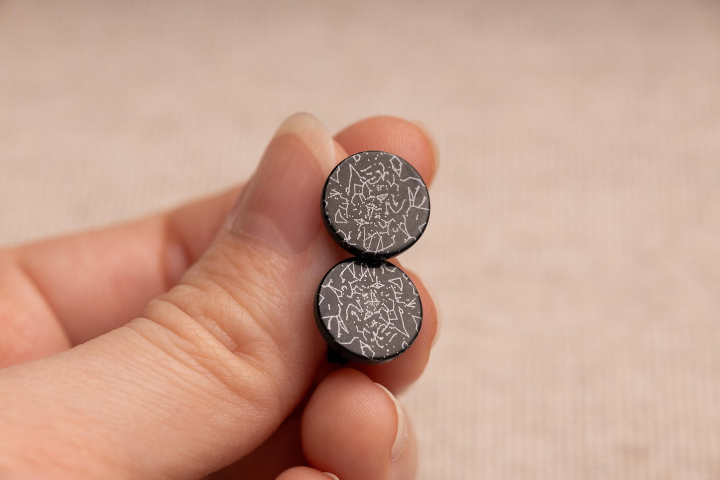 Custom Star Map By Date Stud Earrings, Personalized Star Chart Jewelry, Night Sky Studs, Anniversary Gift For Women, Birthday Gift, AU.2