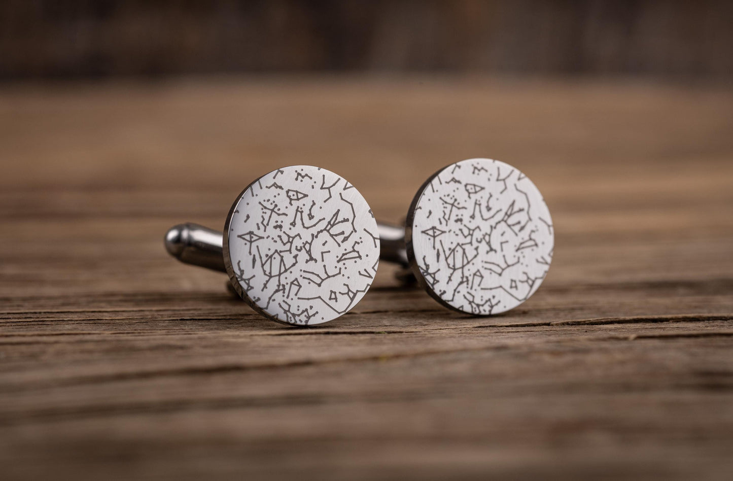 Custom Star Map Cufflinks, Personalized Jewelry for Men, Unique Night Sky by Date and Place Husband Wedding Birthday Gift for Him, RP.2