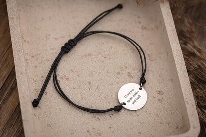 Personalized Star Map Cord Bracelet by Date and Place, Custom Star Map Jewelry, Birthday Gift for Men, Anniversary Gift for Boyfriend, C.2