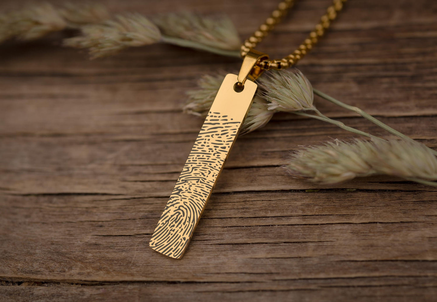 Bereavement Gift with Fingerprint and Handwriting, Personalized Memorial Necklace Keepsake Gift for Him or Her, Loss of Father or Mother C.2