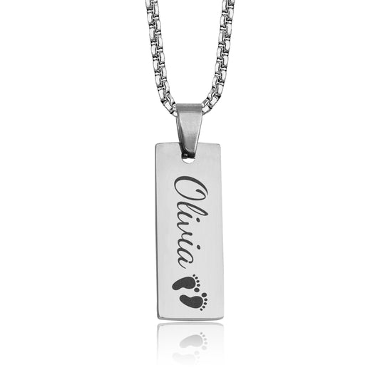 Child Loss Memorial Necklace For Dad, Men Keepsake Necklace, Loss Of Baby Sympathy Gift, Father Grief Gift, Miscarriage Gift For Him, C.2