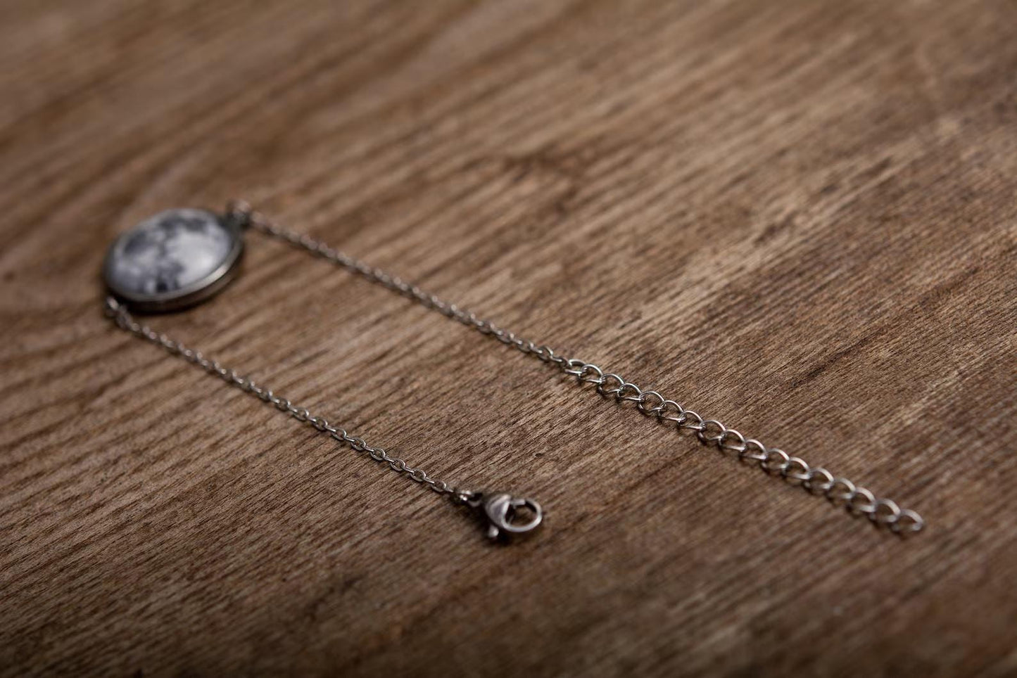 Custom Moon Phase Bracelet with Engraving on Back, Initial + Date or Unique Star Map, Personalized Birthday or Anniversary Gift for Her AP.1