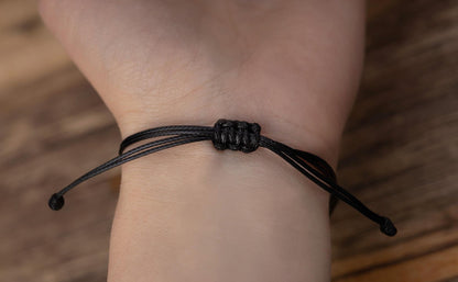 Anxiety Relief Bracelet - Adjustable Cord Jewelry with Natural Gemstones, Calming & Stress Relief Gift, Mindfulness or Support Bracelet CGM