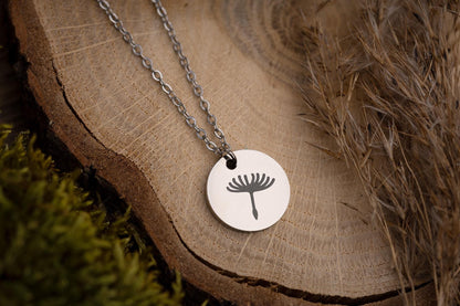 Mother and Two Daughters Dandelion Necklace Set on Gift Card - The Love Between Mother and her Daughters is Forever, Mom Sisters Gift, C.102