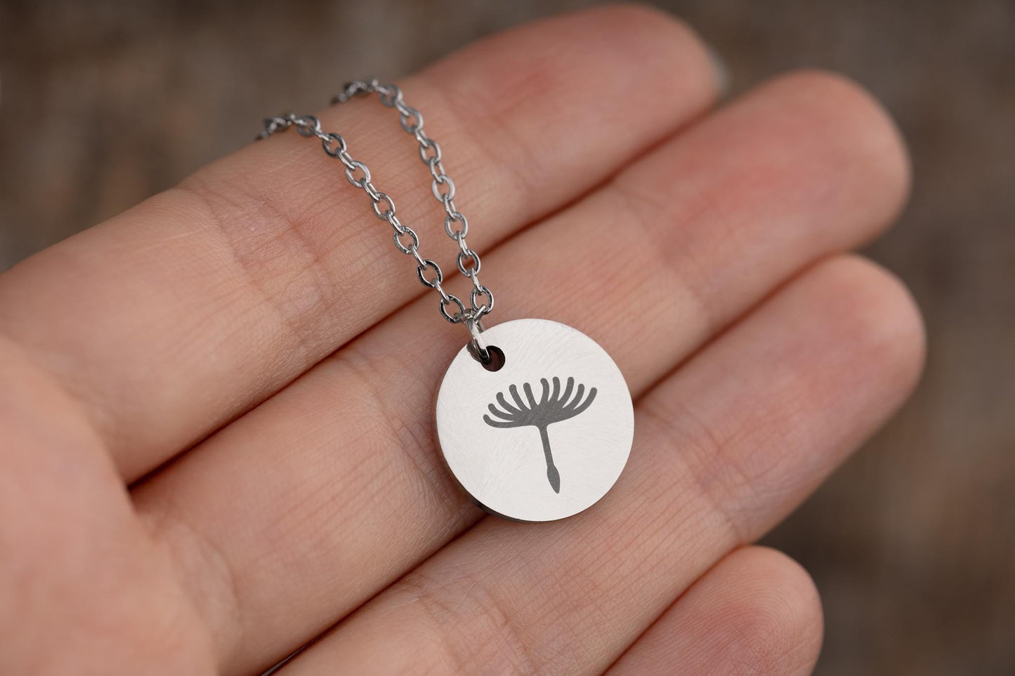 Mother Daughters Dandelion Necklace Set on Gift Card - The Love Between Mother and her Daughters is Forever, Twins Birthday Gift, C.102