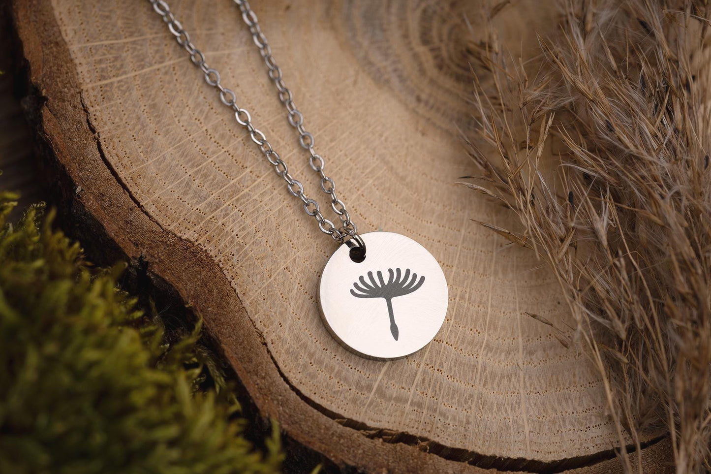 Gift for Daughter - Make a Wish Dandelion Seed Necklace - Daughter Birthday Gift from Mom, Dad or Parents - Jewelry on a Gift Card, C.103