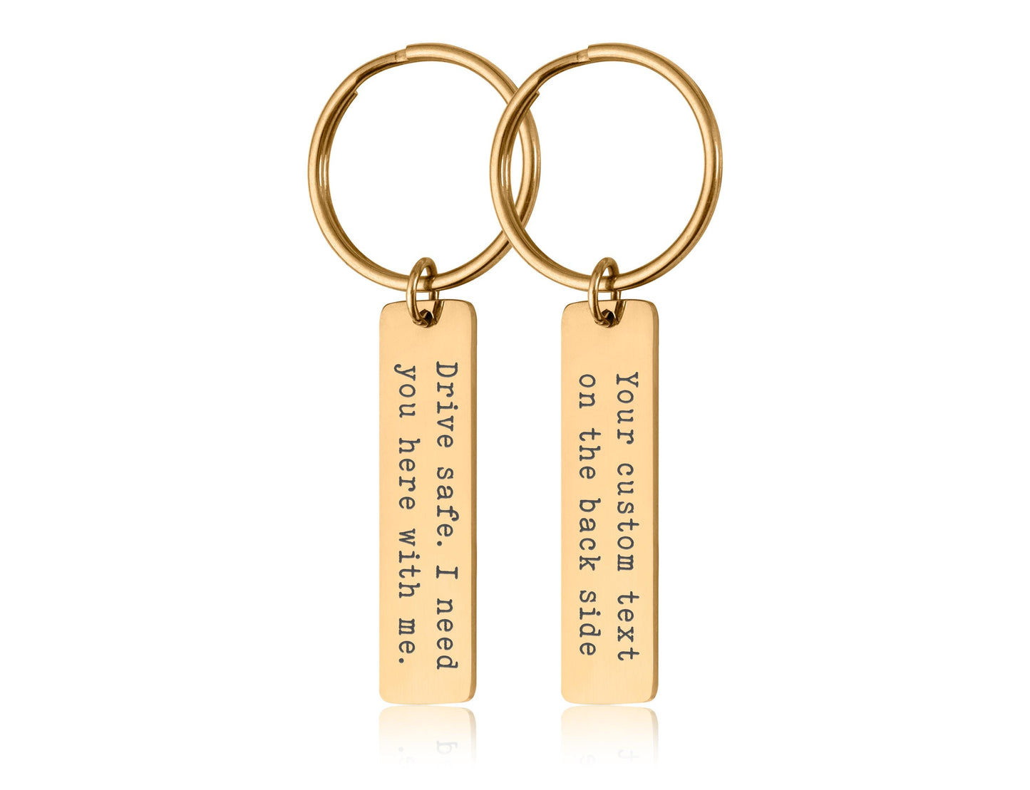 Drive Safe Keyring, Gift For Husband or Boyfriend, Birthday Gift For Men, Gift for Him, Gift For Driver, I need you here with me, C.2