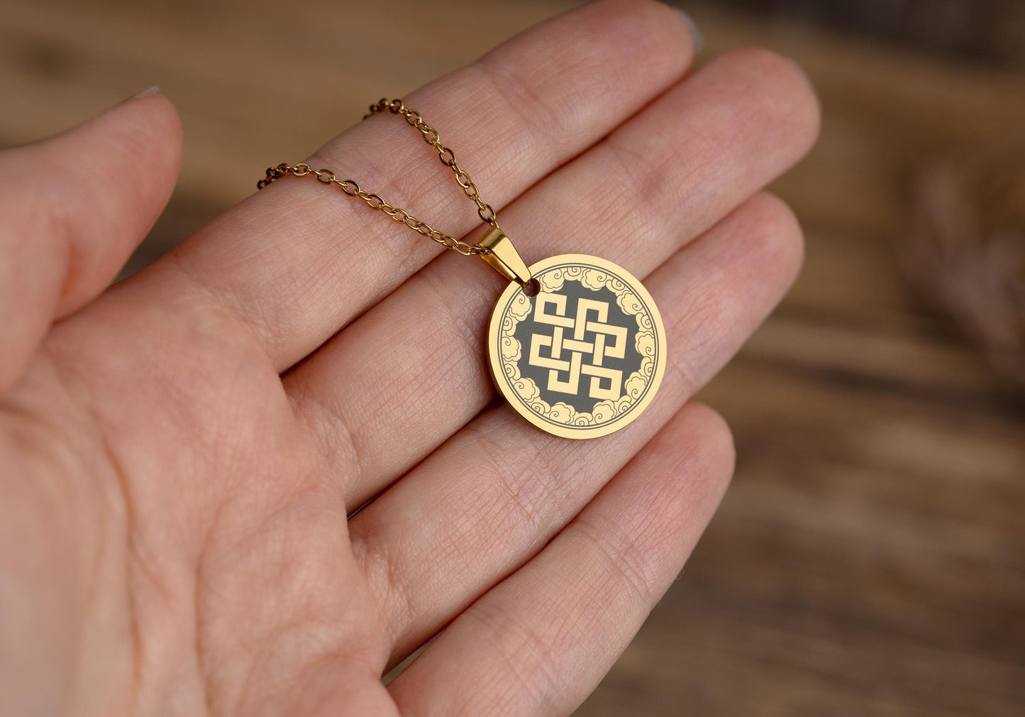 Celtic Endless Knot Necklace, Symbol of Eternal Love and Happiness, Jewelry Gift for Daughter from Parents -  Birthday Gift for Teenage Girl