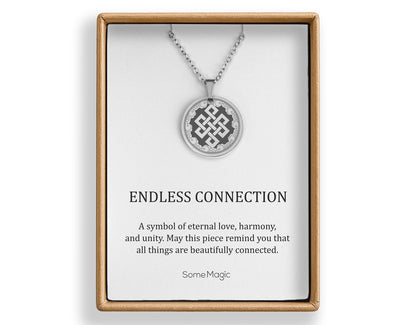 Celtic Endless Knot Necklace, Symbol of Love, Gift for Daughter from Parents, Ready to Gift Jewelry, Birthday Gift for Her, Graduation Gift