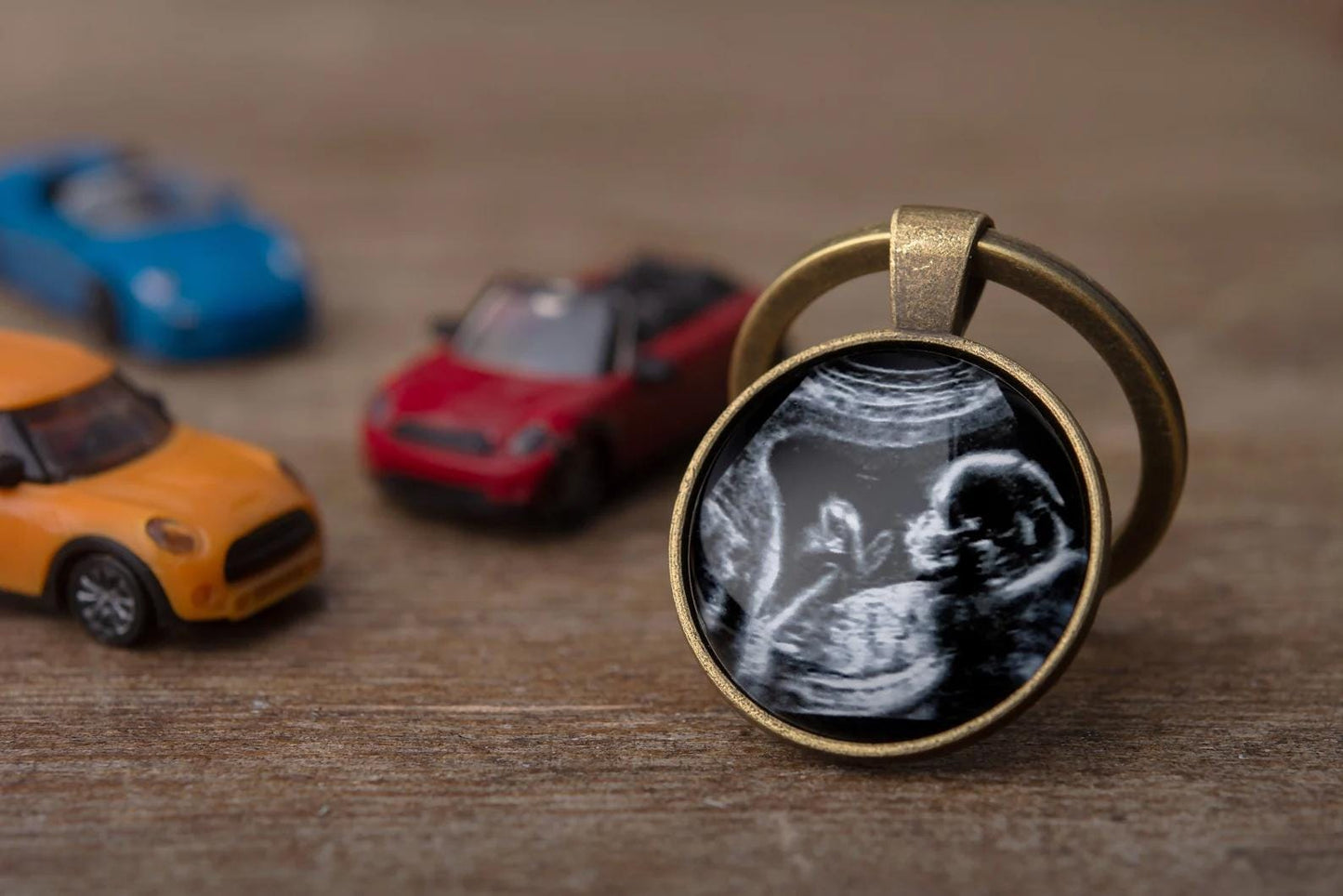 Custom Ultrasound Photo Keychain, Sonogram or Ultrasound Picture Gift, Pregnancy Gift, Expecting Gift, Daddy To Be Gift, Mommy To Be, C.1