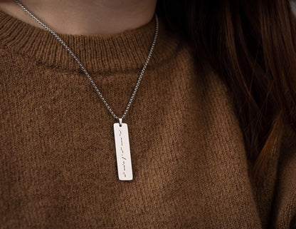 Custom Morse Code Necklace for Men, Birthday Gift for Boyfriend, Personalized Fathers Day Gift for Dad, Message Pendant for Him, KP.2/C.2
