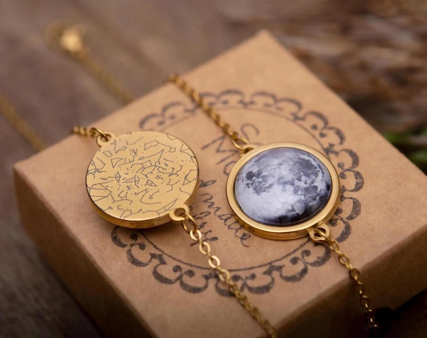 Custom Moon Phase and Star Map Bracelet, Engraved Night Sky by Date, Personalized Birthday Gift for Women, Anniversary Gift for Her, AP.1