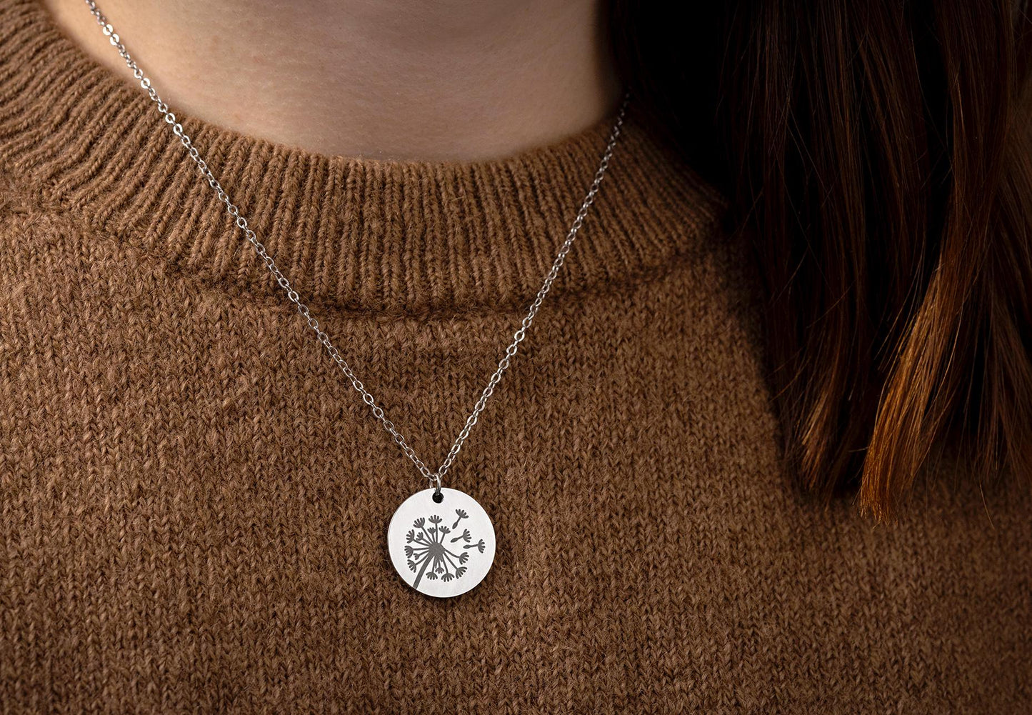 Mother and Daughter Necklaces with Dandelion Seed -  Jewelry Set Gift for Mom - Birthday Gifts for Women, C.101