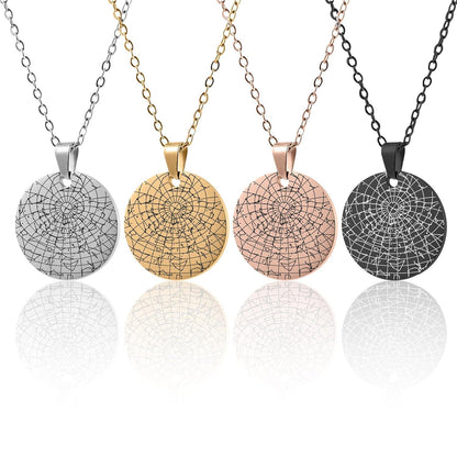 Custom Star Map Necklace, Personalized Gift for Her, Birthday or Anniversary Gift for Women, Gift for Girlfriend or Wife, KP.4