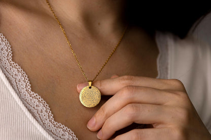 Custom Star Map Necklace, Personalized Gift for Her, Birthday or Anniversary Gift for Women, Gift for Girlfriend or Wife, KP.4