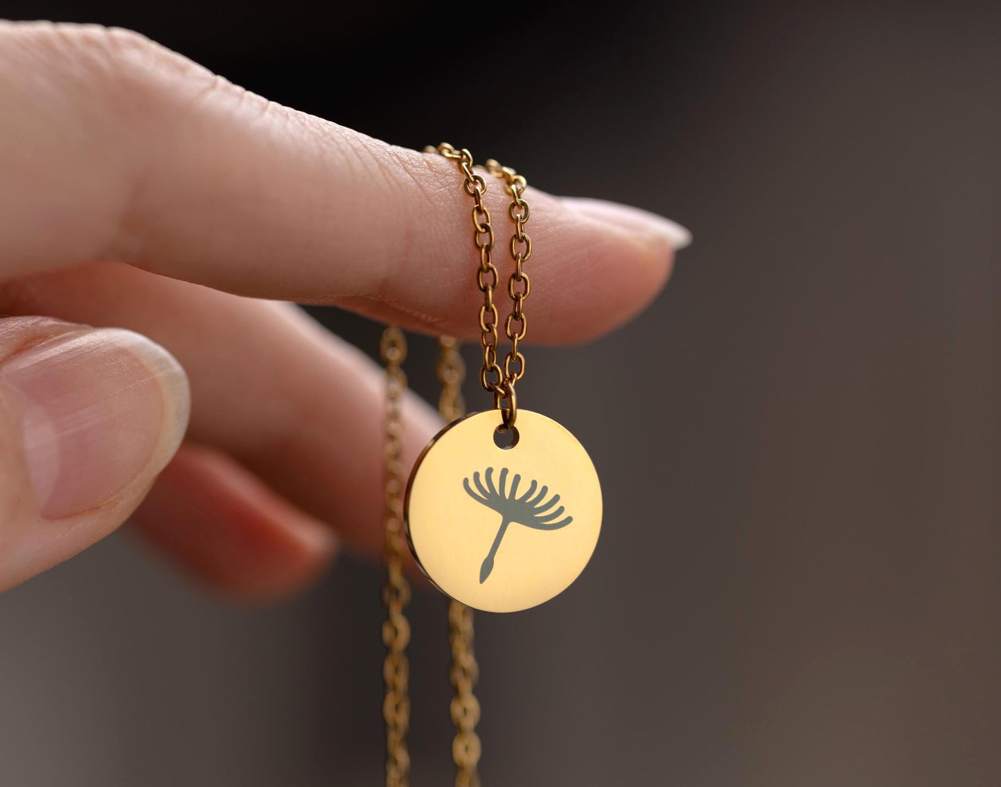 Gift for Daughter - Make a Wish Dandelion Seed Necklace - Daughter Birthday Gift from Mom, Dad or Parents - Jewelry on a Gift Card, C.103