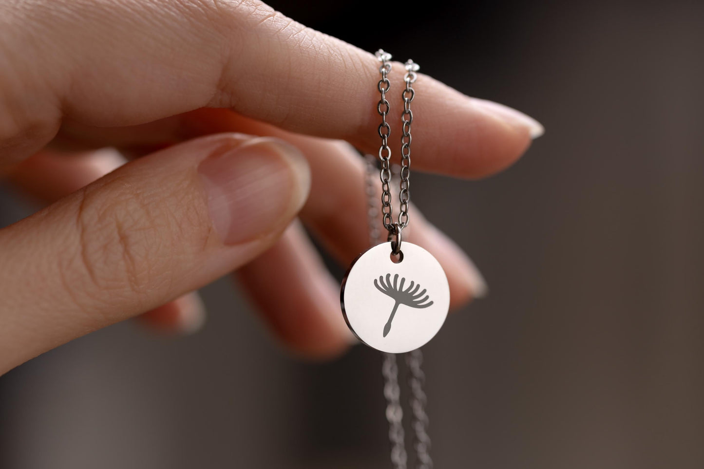 Mother and Daughter Necklaces with Dandelion Seed -  Jewelry Set Gift for Mom - Birthday Gifts for Women, C.101
