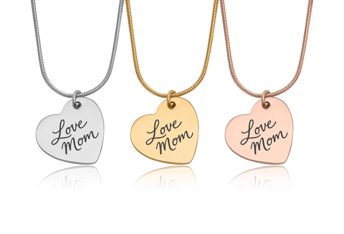 Actual Handwritten Message Necklace, Custom Heart Pendant with Handwriting, Personalized Memorial Jewelry for Her, Mom Keepsake Gift, C.2