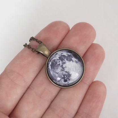 Personalized Moon Phase Necklace for Her Showing the Moon from Your Special Date - a Meaningful Birthday or Anniversary Gift for Women, KP.7